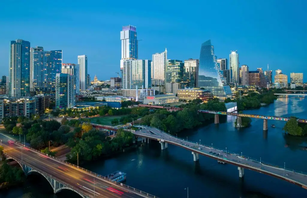 Austin aerial view